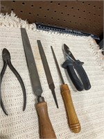 Mixed Tools- files and pliers