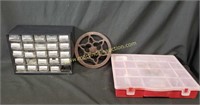 Plastic Organizer & Metal Wheel