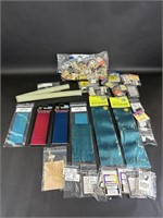 Various Fishing Threads, Decorator Tape, Bead Eyes