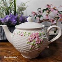Vintage 1985 Teleflora Gift Ceramic Teapot