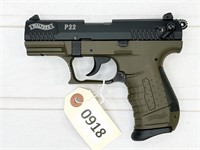 LIKE NEW Walther P22 22LR pistol, s#L200129,
