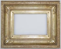 VERY FINE FLUTED COVE GILT PAINTING FRAME