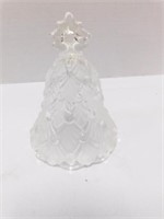 Clear Glass Christmas Bell