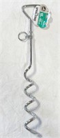 Spiral Steel Stake - 18" Dog Stake - NEW!!