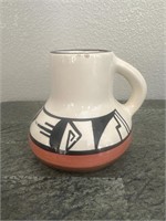 Ute Mtn Hand Painted Pottery Mug Signed M Taik