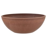 Garden Bowl 8 in. X 3 in. Terra Cotta PSW Pot