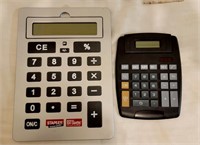 2 Large Calculators