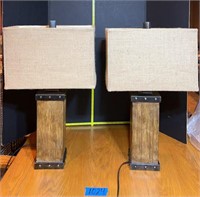 Matching 26.5” lamps with 15”x8.5” shades