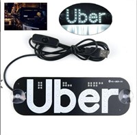 New White LED Uber Light ,Uber Sign lights ,