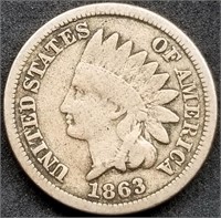 1863 Indian Head Cent Nice
