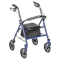 Rolling Walker With Fold Up Removable Back Support