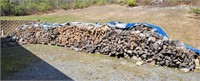 Stacked Cut & Split Wood Pile