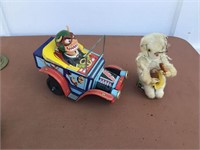 ANTIQUE TOYS =AS IS -MARX DRINCAR - WIND UP BEAR