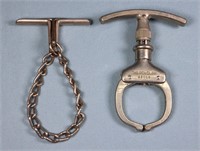 2pr. Vintage Handcuff Restraints