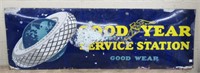 1930's Goodyear Service Station Porcelain Sign