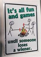 Fun and Games Sign