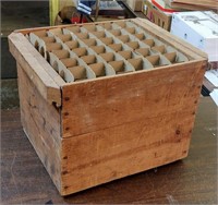 ANTIQUE WOODEN MULTI LAYER EGG CRATE