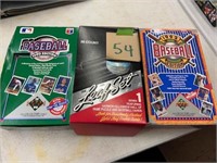 Baseball cards display boxes