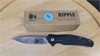 CRKT RIPPLE KNIFE IN BOX