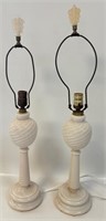 DESIRABLE PAIR OF ALADDIN ALACITE TABLE LAMPS