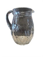 Crystal Pitcher with Thumb Inlay Design