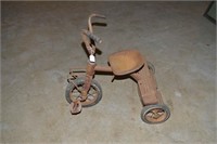 (2) Vintage Metal Tricycles - the second one the