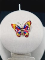 Vintage Butterfly Brooch