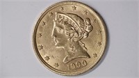 1900 $5 Gold Liberty Head