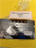 International Steel License Holder Set Val: $20