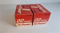 22 SHORT HI POWER 2 BOXES