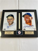 Mickey Mantle Yogi Berra Auto