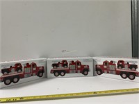 3 total 2015 Hess Fire Trucks