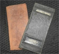 Pair Of Vintage Important Documents Holders