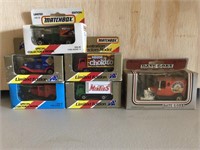 6 x Matchbox cars boxed
