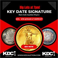 Key Date Coins Signature Rare Coin Auction 19 pt 2.3