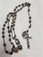 Vintage Rosary Wood Beads