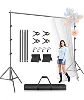 Photo Backdrop Stand Kit, 10 x 9 ft (H X W)