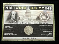 1962 Benjamin Franklin Half Dollar