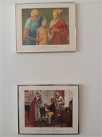 Lot of 2 vintage medical prints. Robert Thom