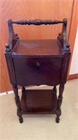 Vintage night stand- with storage - 29 inches h.