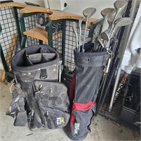 Wilson HT1000 Golf Clubs W Extras & 2 Golf Bags