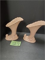 Pair of 7 inch Capricorn vases