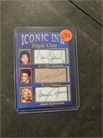 Facsimile Iconic Ink Jackson, Presley, Monroe