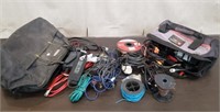 Pair of Tool Bags w/ Assorted Wire, Cables & More