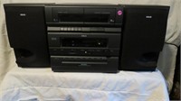 RCA RP-95-15 Audio System with 2 cassette play dec