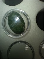 Cut & Faceted Brazilian Emerald, Oval cut, 32.5 ct