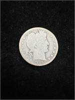 1906 S Barber Half Dollar