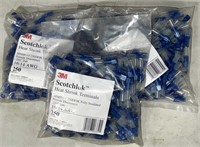 (3) 250pc 3M Scotchlok Heat Shrink Terminals