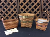 Vintage Longaberger Collection Baskets