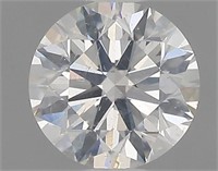 Gia Certified Round Cut .50ct Si2 Diamond